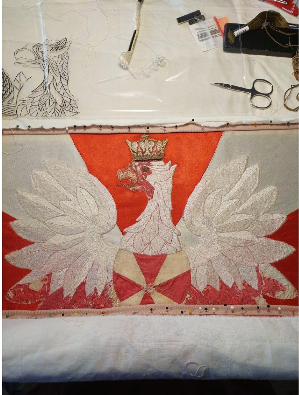 Un estandarte que guarda 90 años de historia